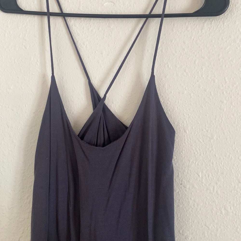 Lanston stretchy grey tank top.